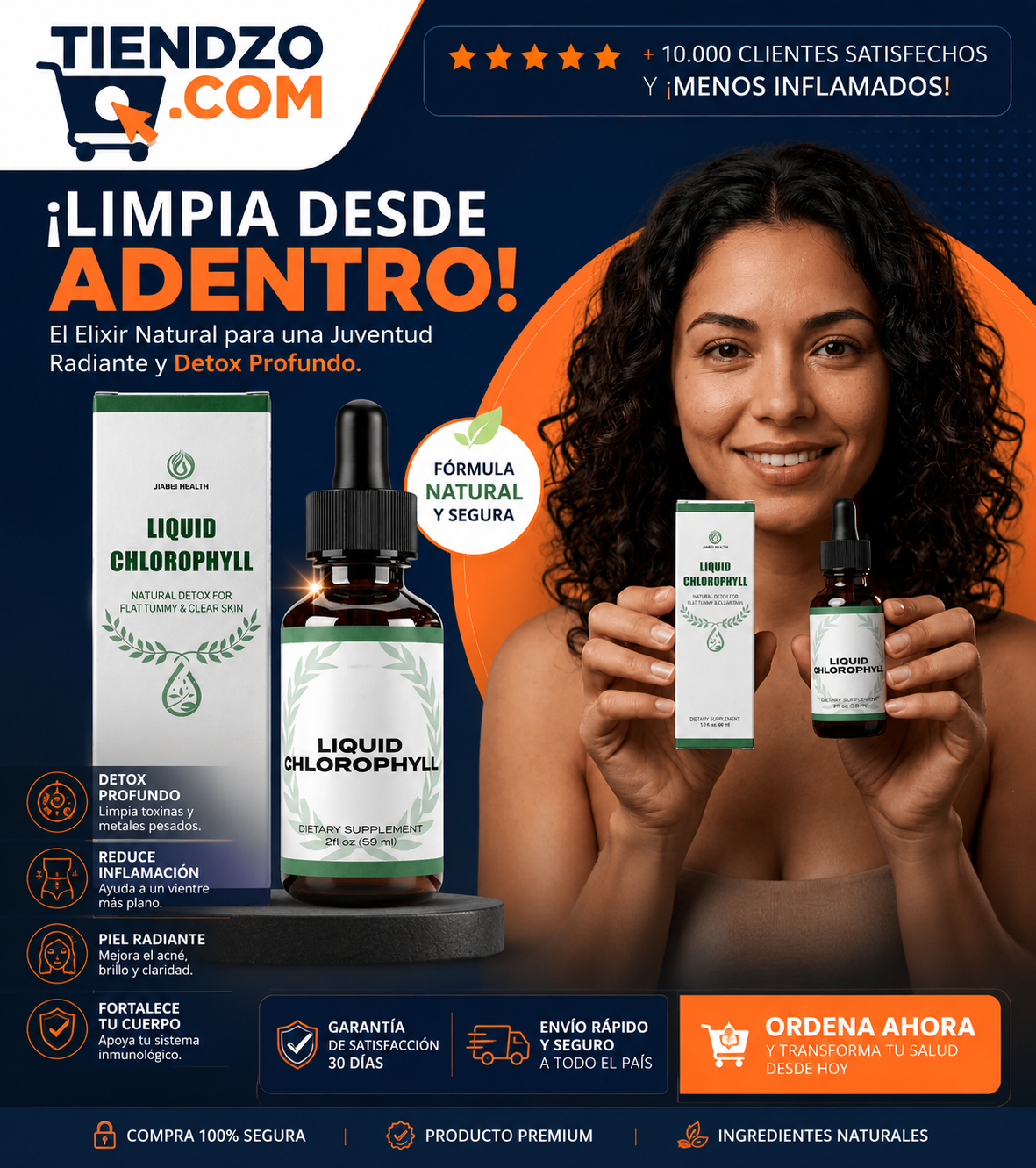 Clorofila Líquida | Olvidate de la hinchazón en días