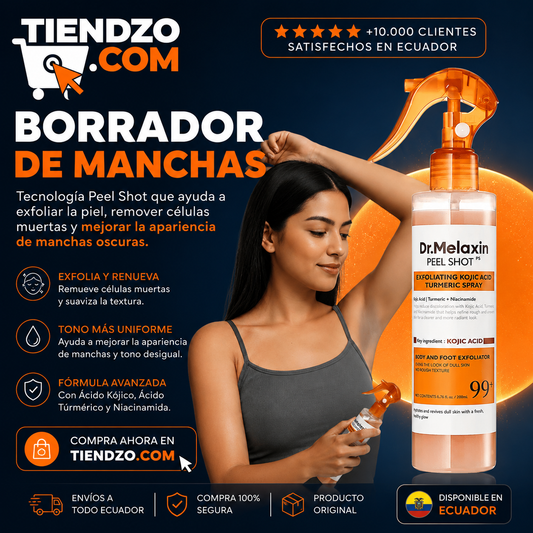 Spray Exfoliante Dr. Melaxin | Aclara Manchas Oscuras a base de Cúrcuma